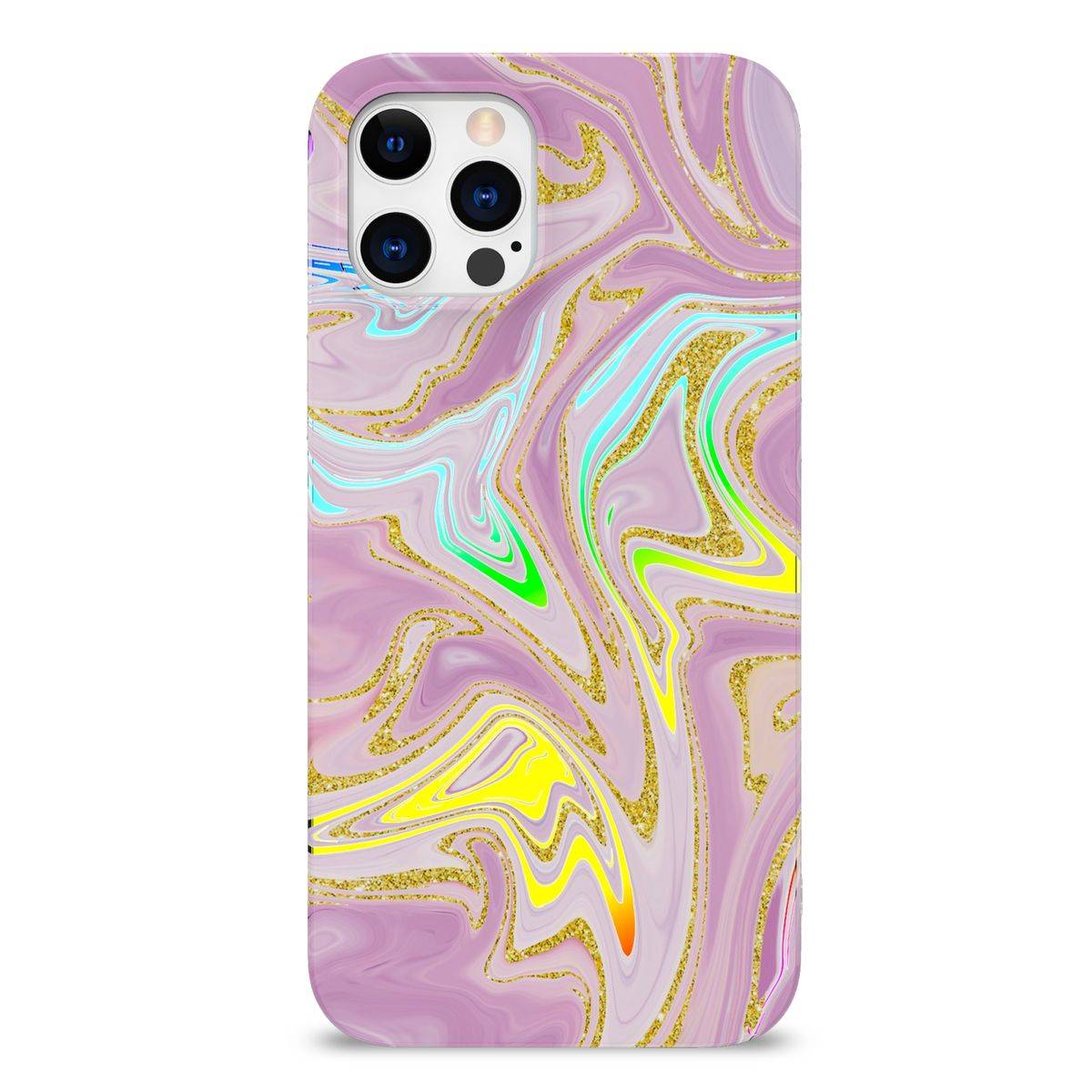 Für Apple iPhone 12 Pro Max Shockproof TPU Watercolor Splash Schutz Tasche Hülle Cover Etui Motiv 5