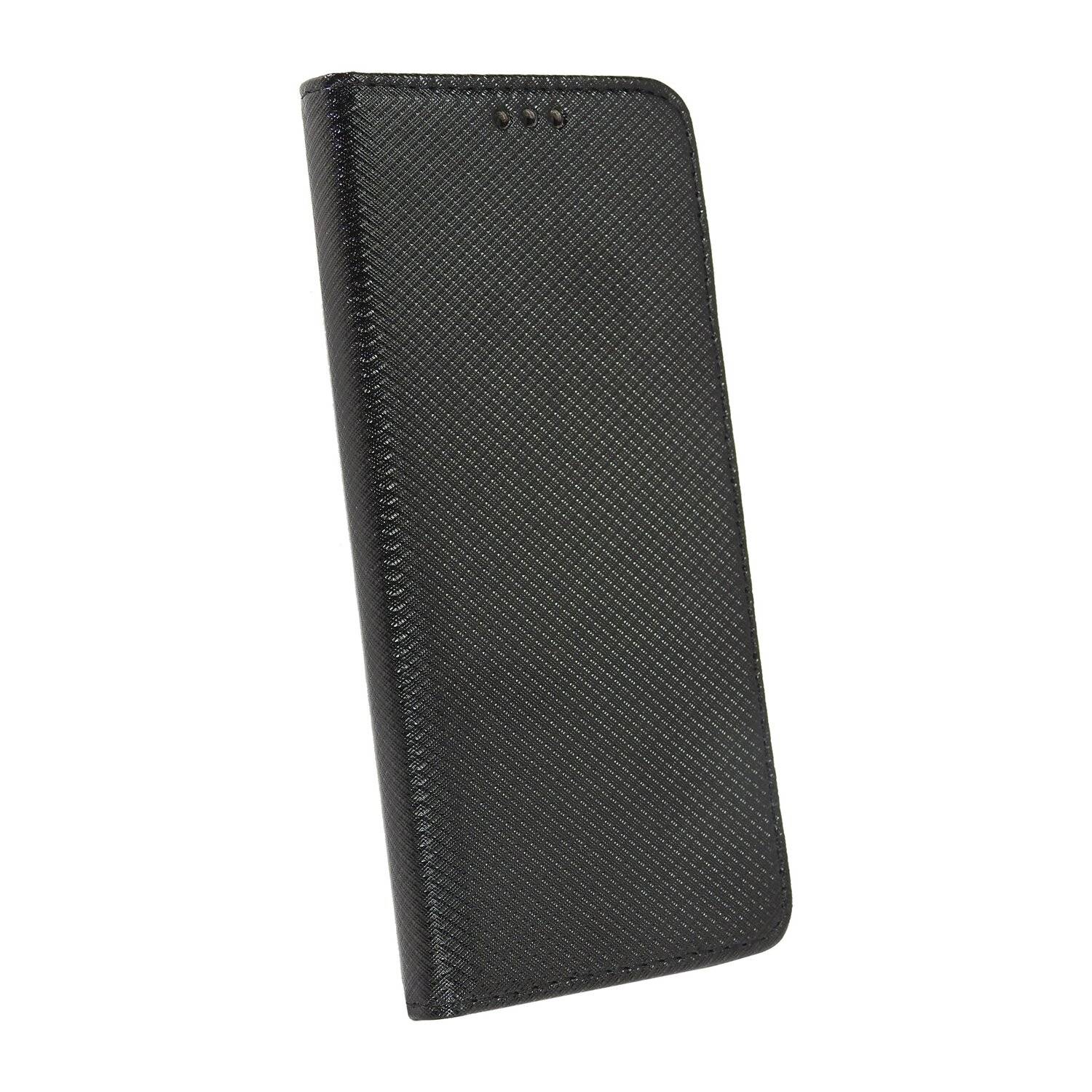 Buch Tasche "Smart" für XIAOMI REDMI NOTE 10s Handy Hülle Brieftasche Schutzhülle mit Standfunktion, Kartenfach Schwarz