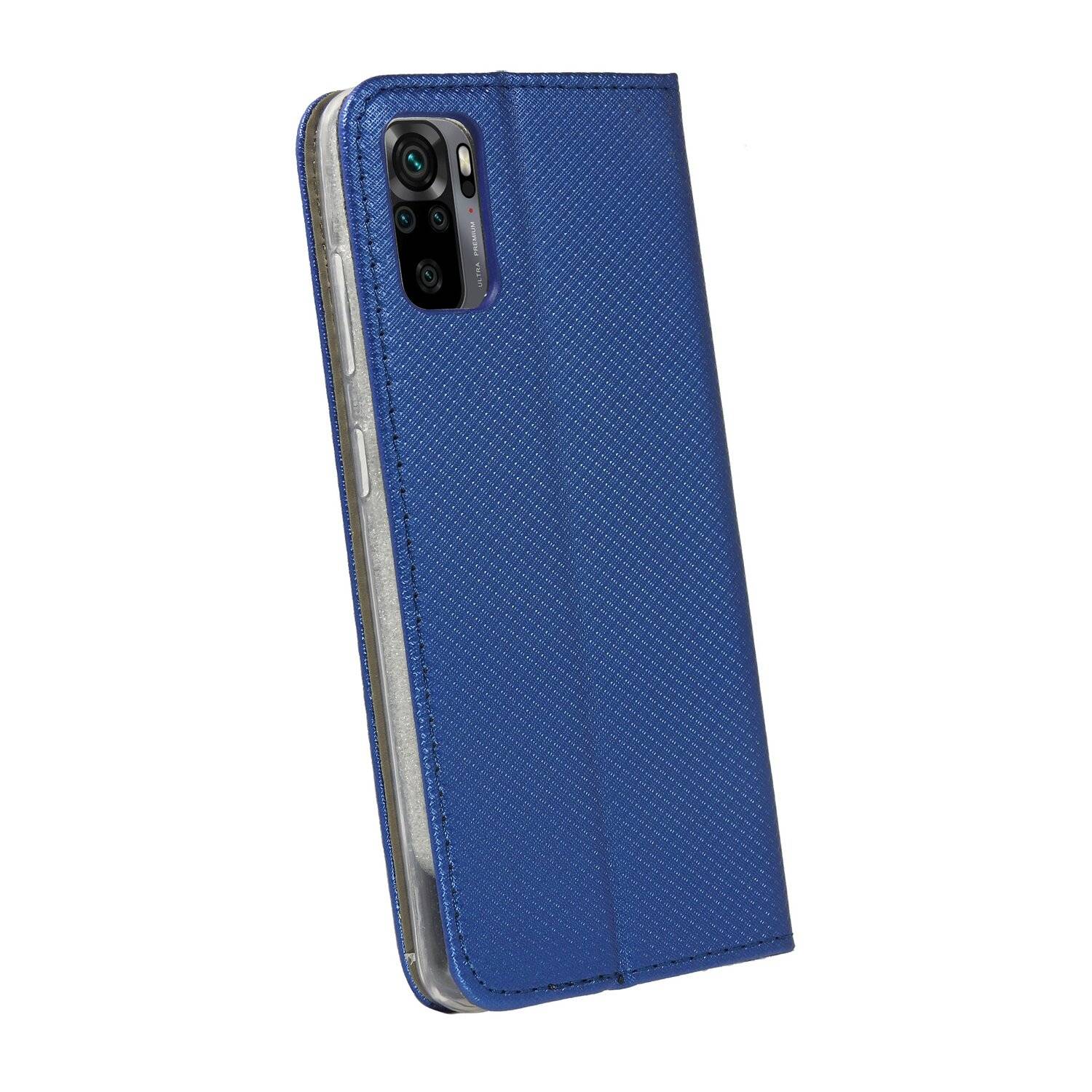 Buch Tasche "Smart" für XIAOMI REDMI NOTE 10s Handy Hülle Brieftasche Schutzhülle mit Standfunktion, Kartenfach Blau