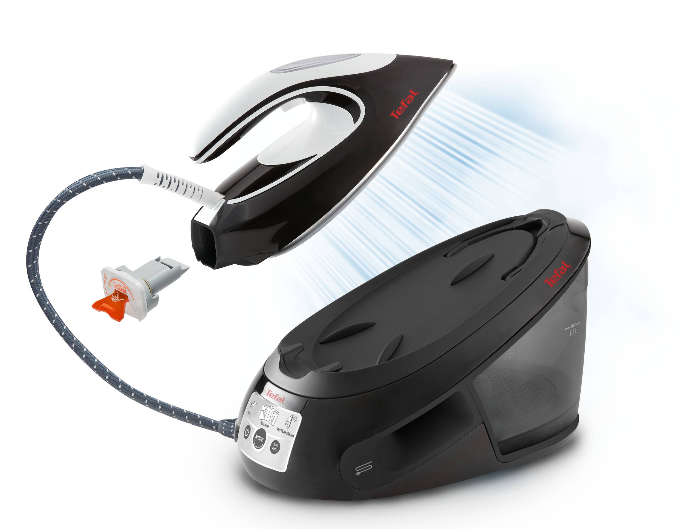 Tefal Express Anti-Calc SV8055E0 - Dampfbügeleisen mit automatischer Abschaltung