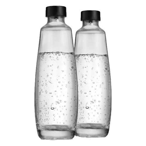 SodaStream 2 Glas-Flaschen 1L Twinpack Wassersprudler Zubehör SodaStream 2 Glas-Flaschen 1L Twinpack Wassersprudler Zubehör