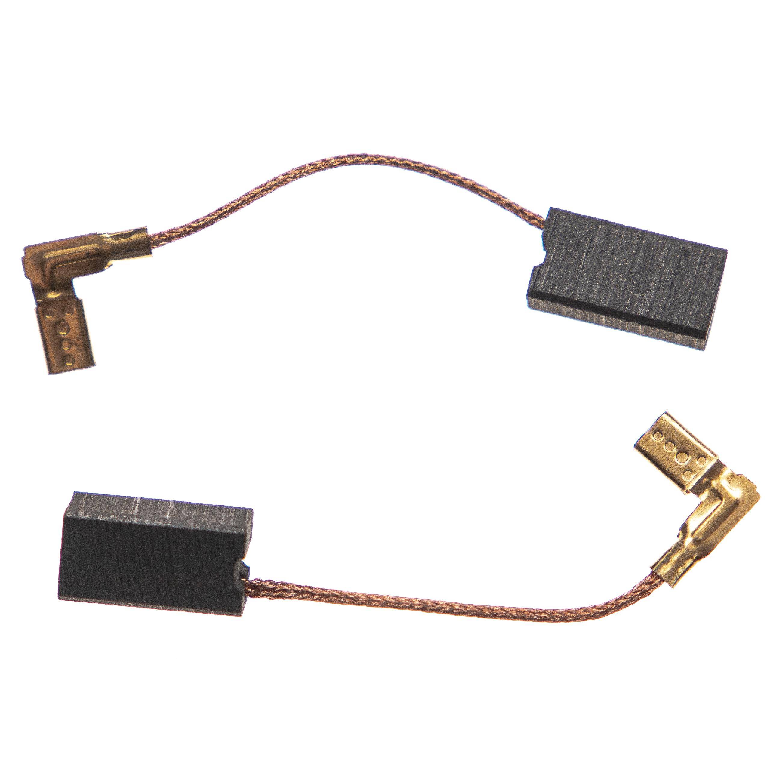 vhbw 2x Kohlebürste 12,5 x 7 x 5 mm kompatibel mit Festool PS 2, PS 2 E, RAS 115.08 E, RO 2 E Elektrowerkzeug