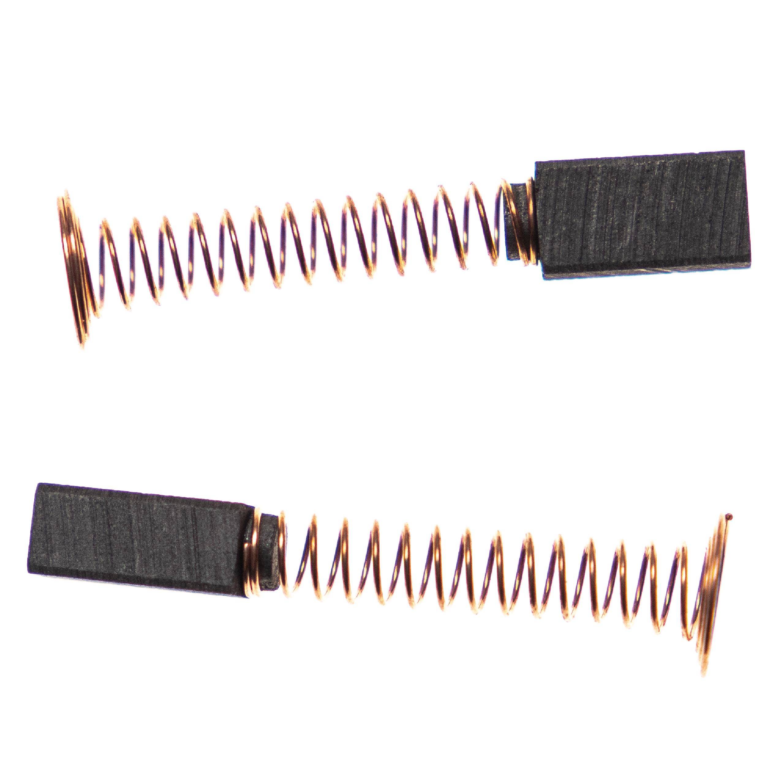 vhbw 2x Kohlebürste 11 x 6 x 4,75 mm kompatibel mit Dremel 395 (F013039504), 395 (F013039510), 300 (F013030000) Elektrowerkzeug + Feder