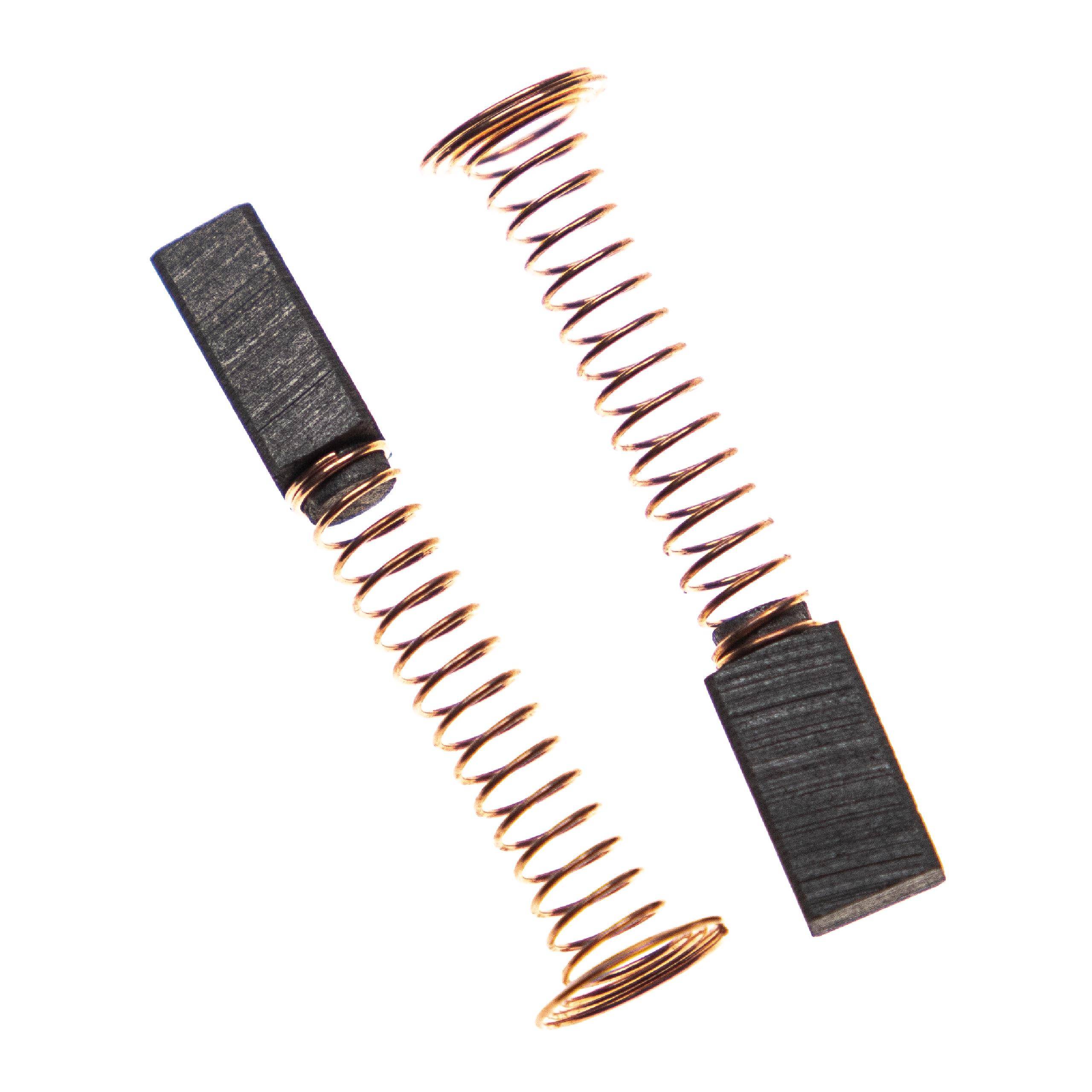 vhbw 2x Kohlebürste 11 x 6 x 4,75 mm kompatibel mit Dremel 395 (F013039504), 395 (F013039510), 300 (F013030000) Elektrowerkzeug + Feder