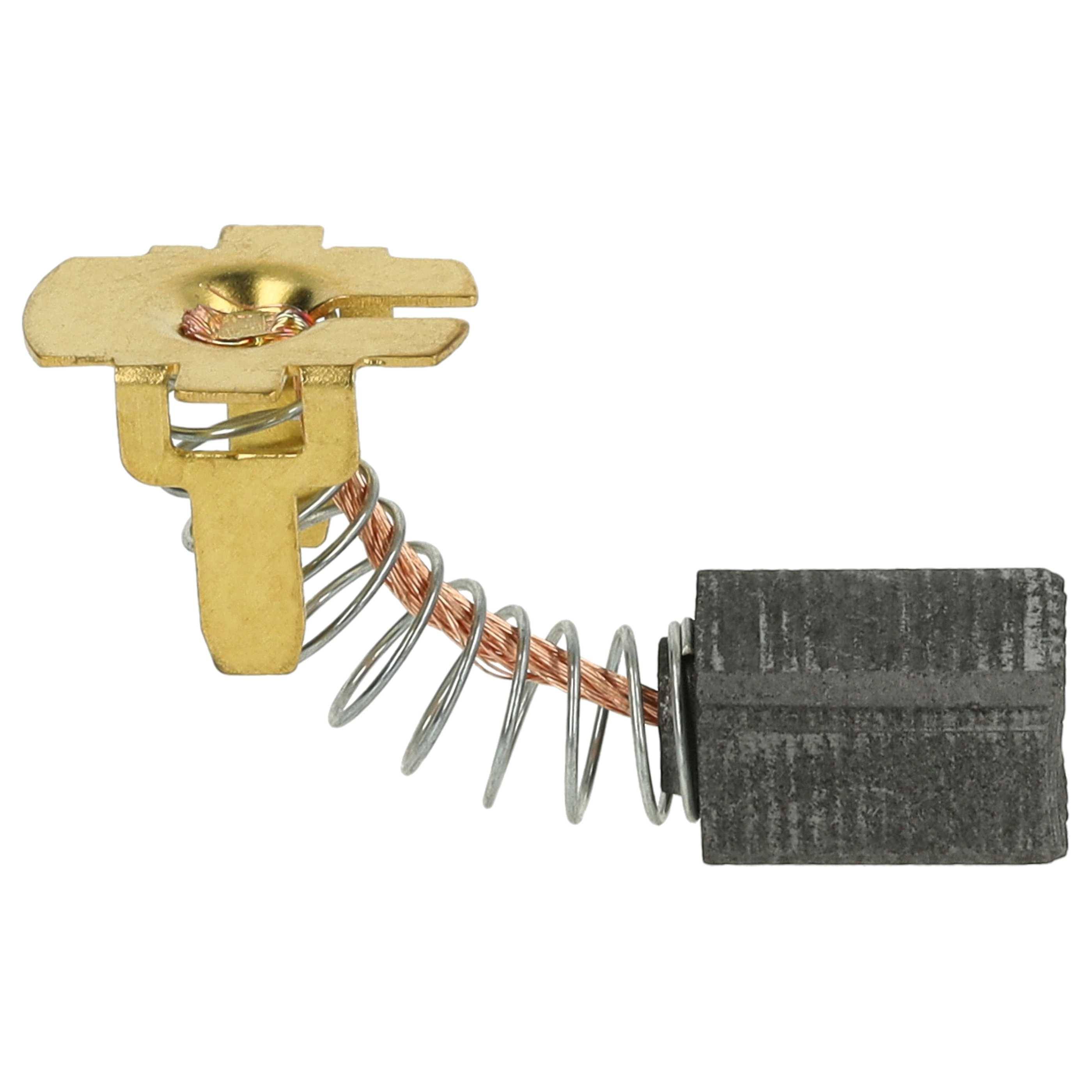 vhbw 2x Kohlebürste 10 x 7,5 x 6,6 mm Ersatz für Hitachi 999-100 für Elektrowerkzeug + Feder