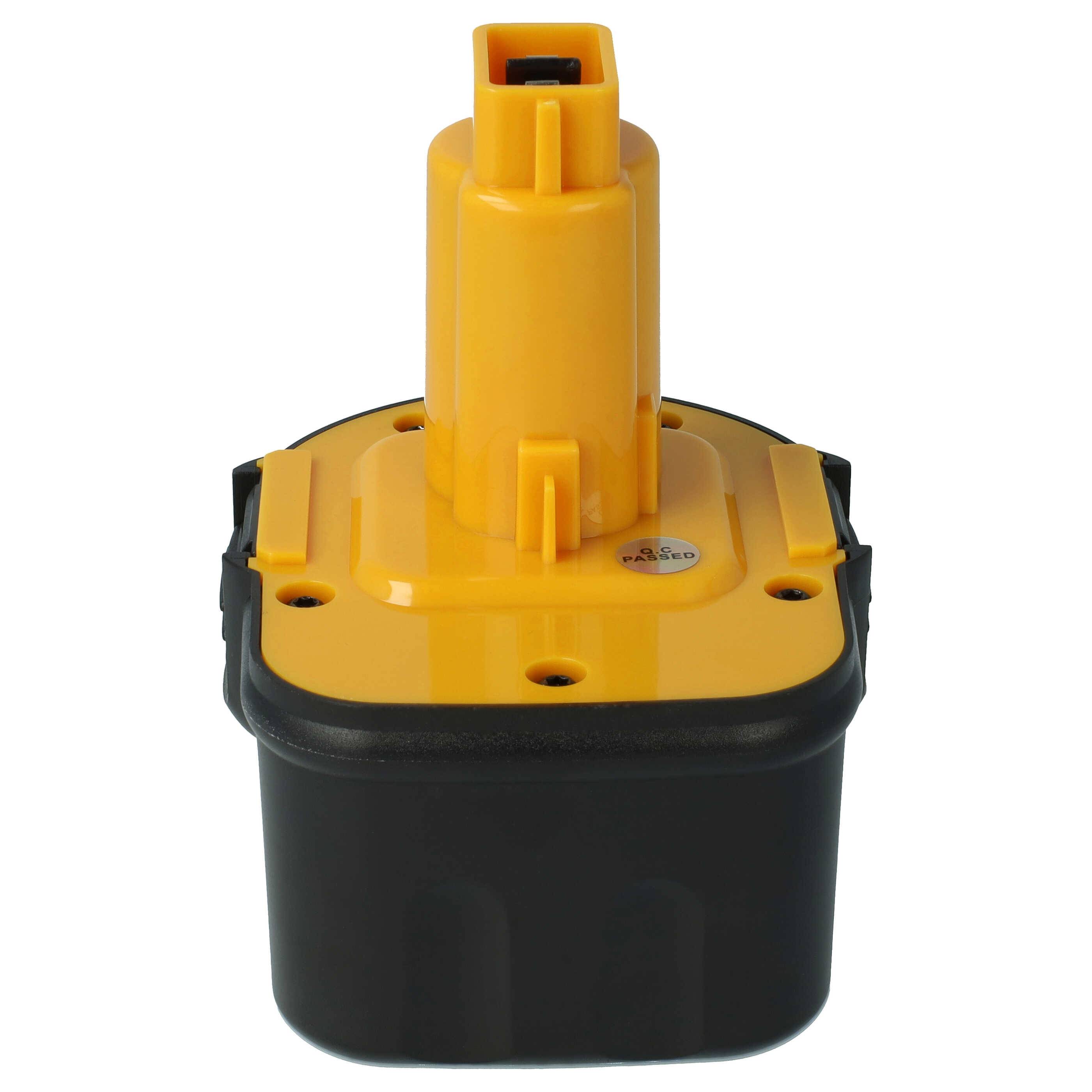 vhbw 2x Akku kompatibel mit Dewalt DC740K-2, DC740KA, DC742KA, DC742VA, DC743KA, DC743KB Elektrowerkzeug (2000mAh NiMH 12 V)