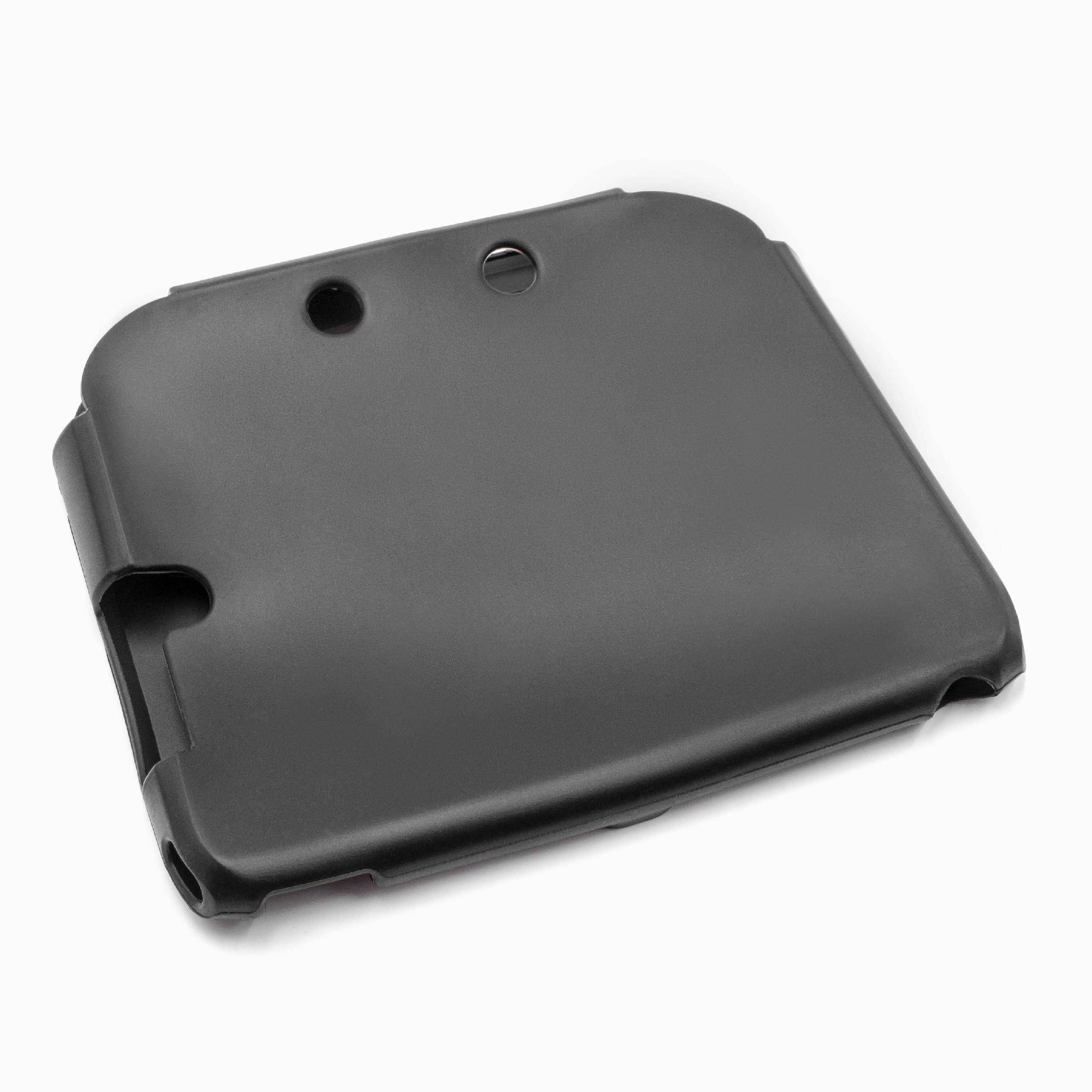 vhbw Hülle Case kompatibel mit Nintendo 2DS Spielkonsole, Controller - Silikon, Schwarz