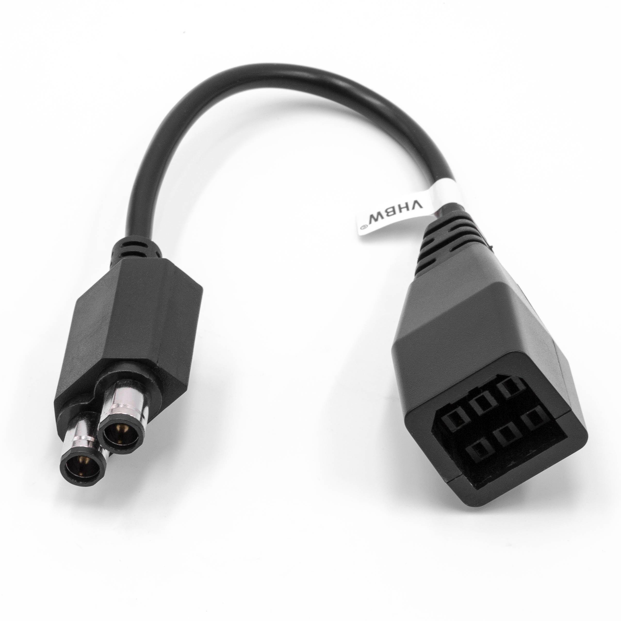 vhbw Adapterkabel für Netzteil kompatibel mit Microsoft Xbox 360 Slim, One, 360 Spielkonsole