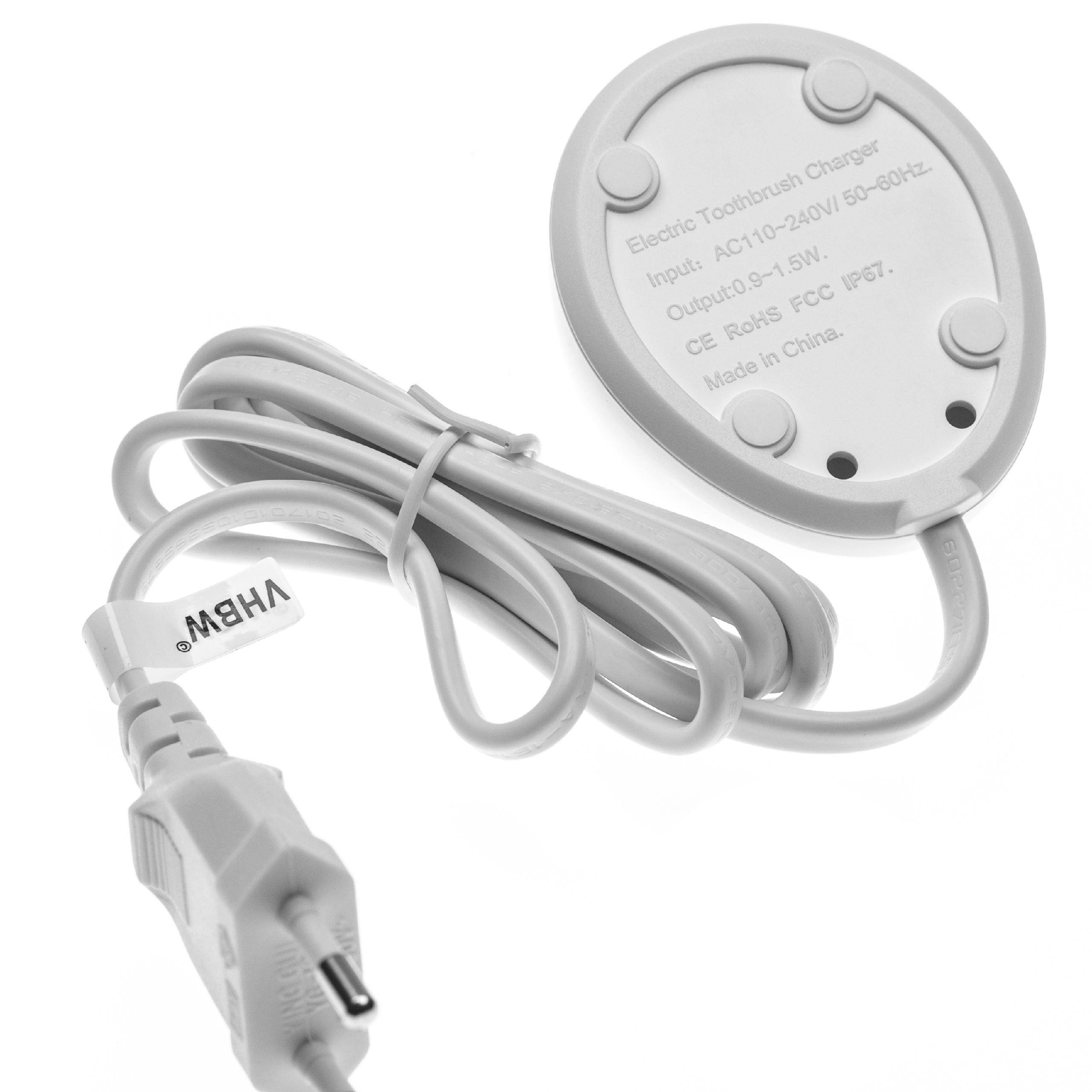 vhbw Ladestation kompatibel mit Oral-B D12, AdvancePower Kids 950, D10, D12013w, D10.5, D12013, D12523 elektrische Zahnbürste - 117,5 cm