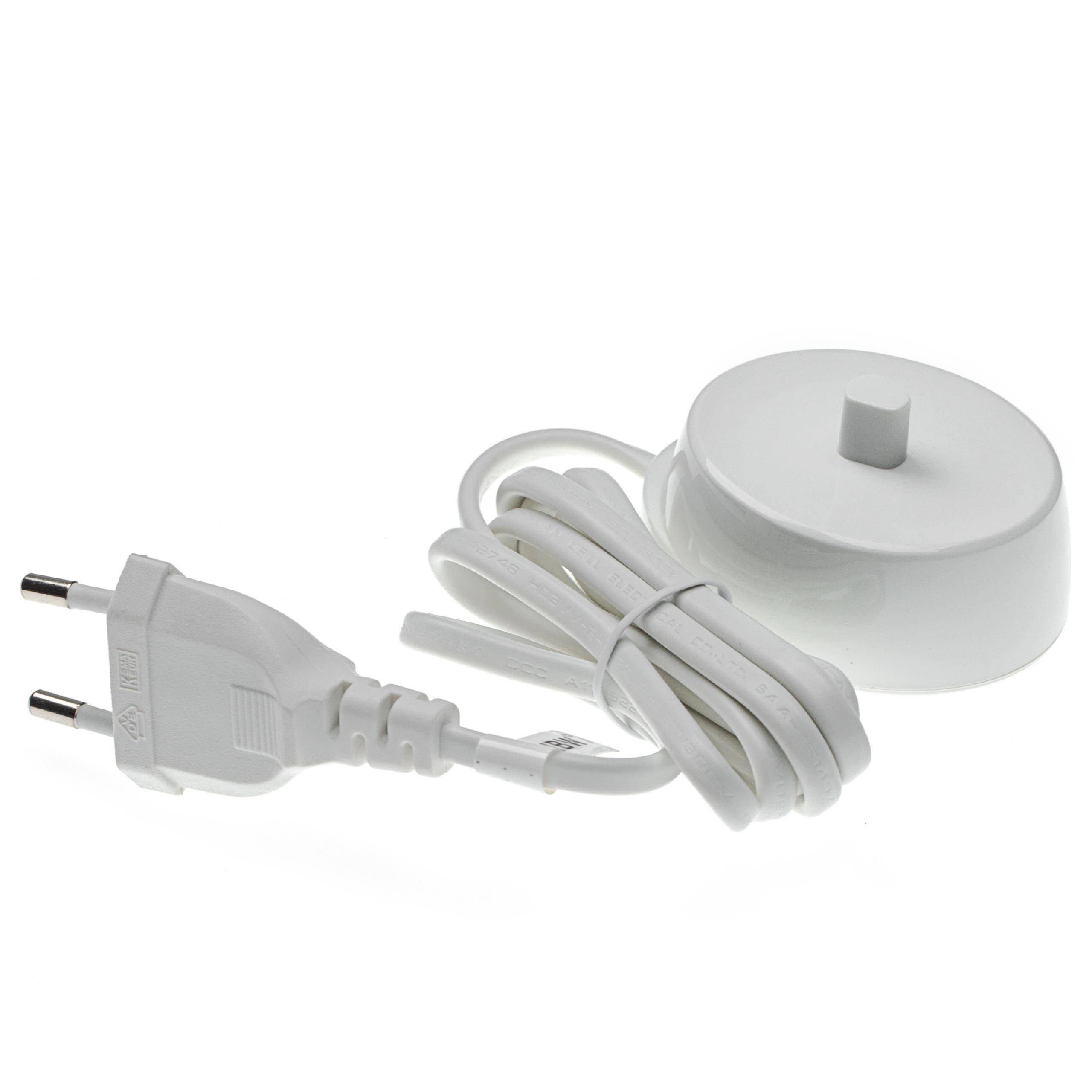 vhbw Ladestation kompatibel mit Oral-B D12, AdvancePower Kids 950, D10, D12013w, D10.5, D12013, D12523 elektrische Zahnbürste - 117,5 cm