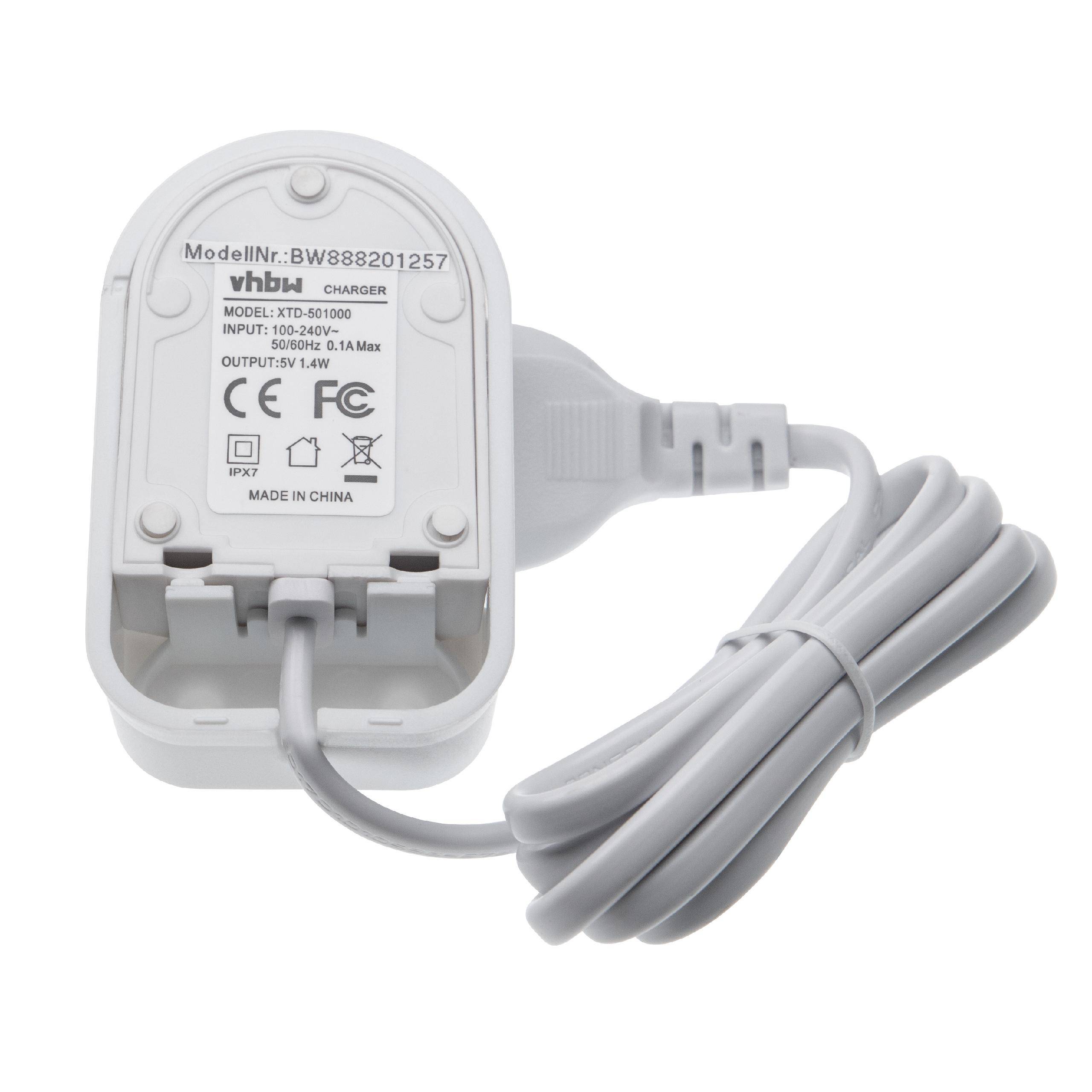 vhbw Ladestation kompatibel mit Philips FlexCare HX6912/51, HX6925/11, HX6926/08, HX6927/08, HX6932/10, HX6932/22 elektrische Zahnbürste