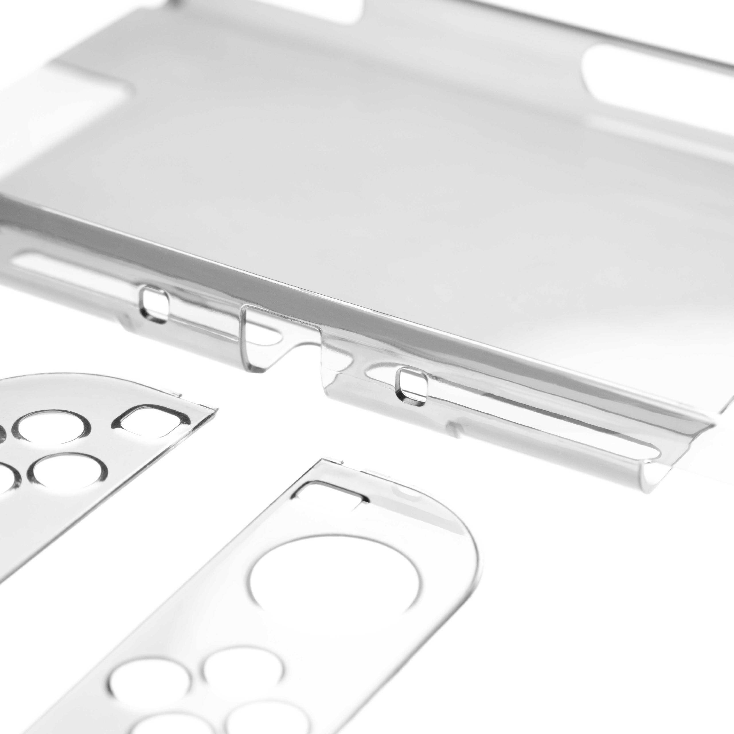 vhbw Hülle Case kompatibel mit Nintendo Switch Spielkonsole, Controller - Polycarbonat, Transparent