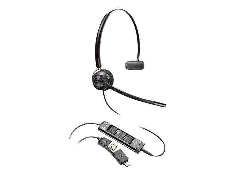 Poly EncorePro 545 - Headset - On-Ear - kabelgebunden