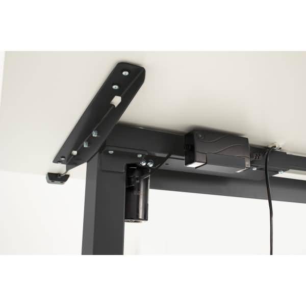 Kompakttisch Move 1 elektr. höhenverstellbar BxTxH 120x80cm -123cm weiß/anthrazit