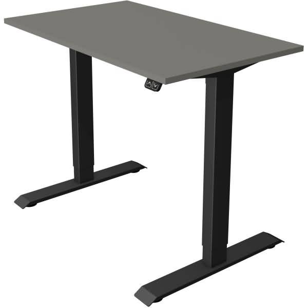 Kompakttisch Move 1 elektr. höhenverstellbar BxTxH 120x80cm -123cm grafit/anthrazit