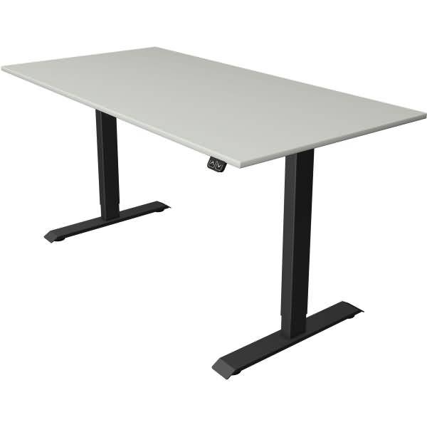 Sitz-/Stehtisch Move 1 elektr. höhenverstellbar BxTxH 160x80 -123cm lichtgrau/anthrazit