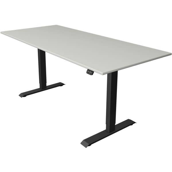 Sitz-/Stehtisch Move 1 elektr. höhenverstellbar BxTxH 180x80 -123cm lichtgrau/anthrazit