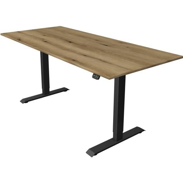 Sitz-/Stehtisch Move 1 elektr. höhenverstellbar BxTxH 180x80 -123cm eiche/anthrazit