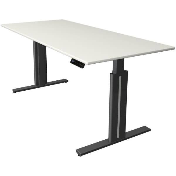 Sitz-/Stehtisch Move 3 elegant elektr. höhenverstellbar BxT 180x80cm weiß