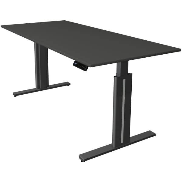 Sitz-/Stehtisch Move 3 elegant elektr. höhenverstellbar BxT 180x80cm anthrazit