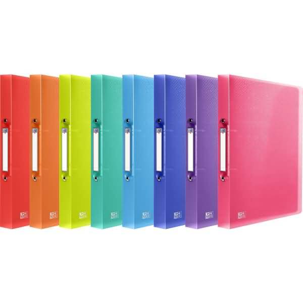 Ringbuch Urban A4 2cm 2 Ringe PP transluzent sortiert