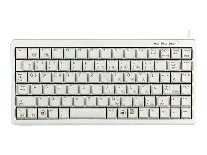 CHERRY G84-4100 Compact Keyboard - Tastatur - PS/2, USB