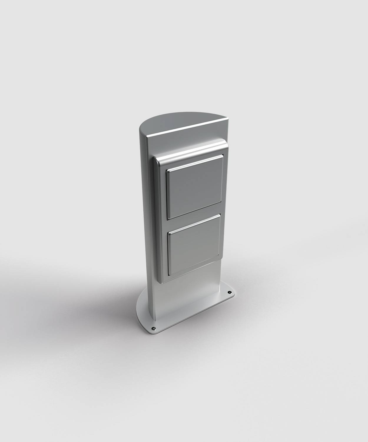 Energiesäule ES301; 1x Schuko, 1x USB Laden 2-fach;