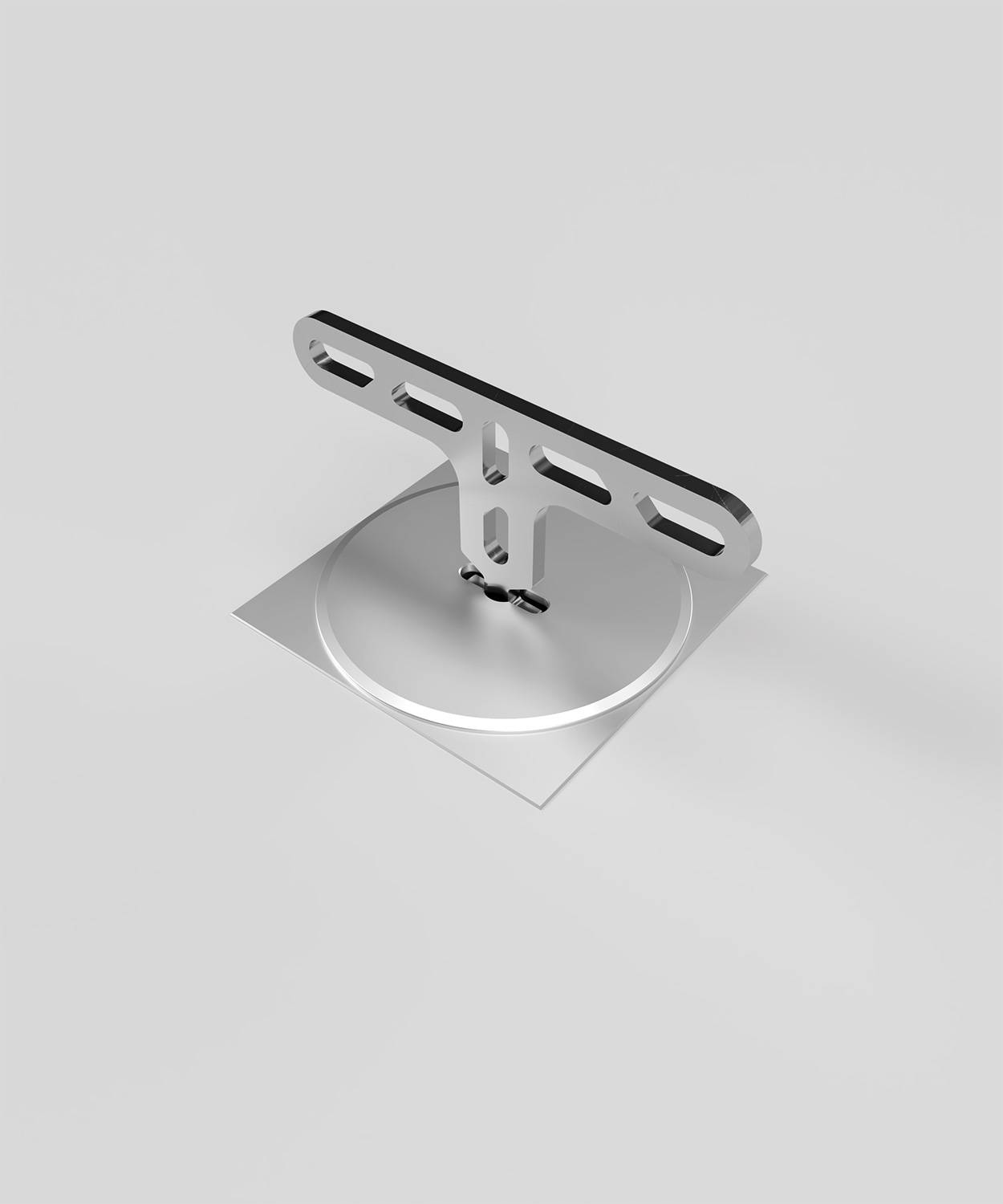 Senkverteiler SV112; 1x Schuko, eckiger Rahmen