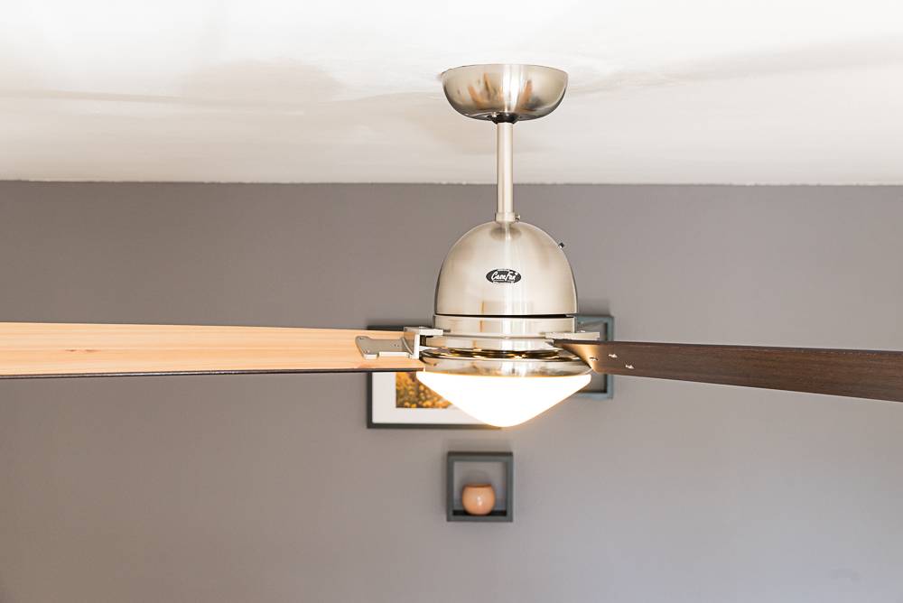 Deckenventilator Libeccio Chrom ohne Steuerung