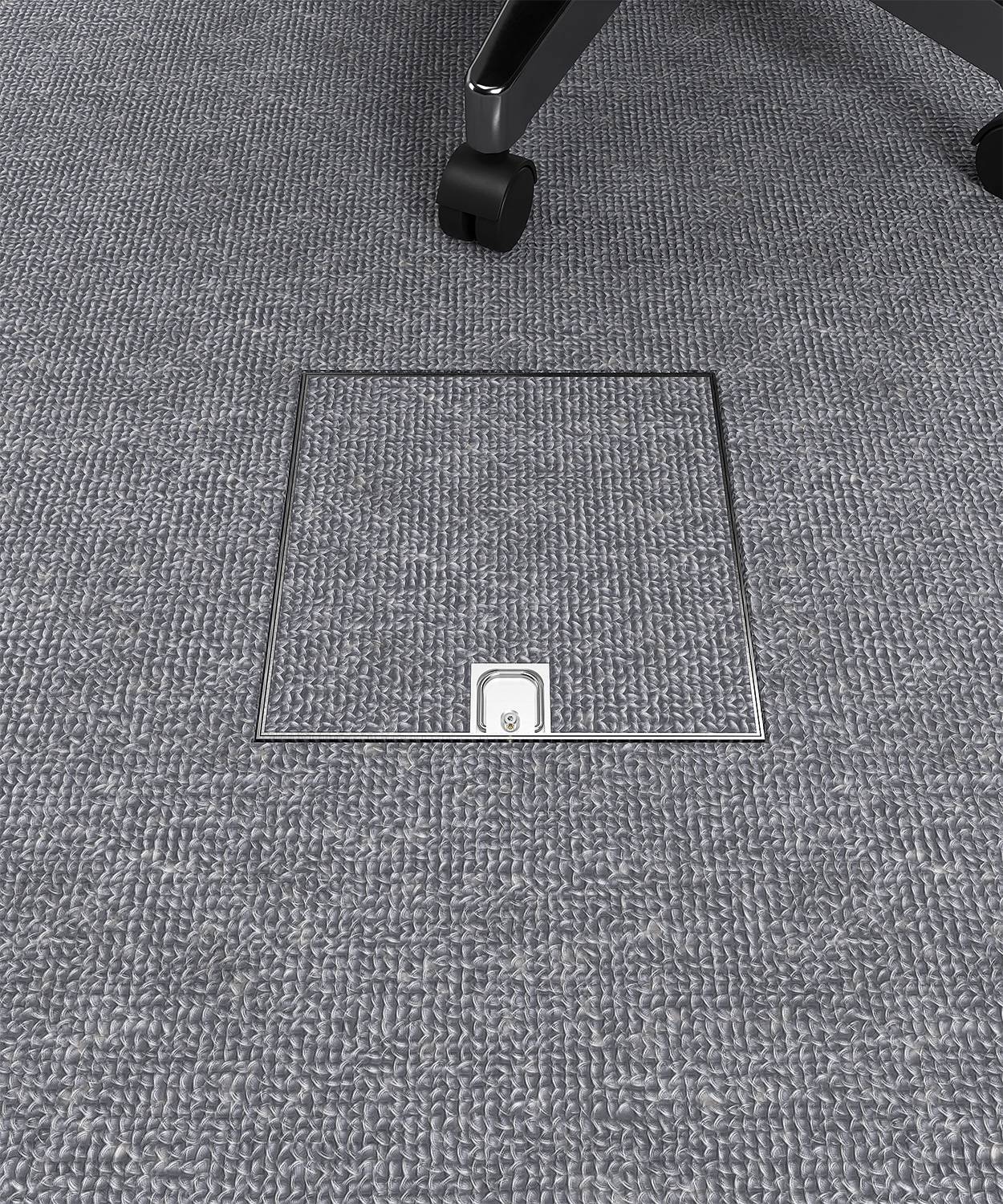 Bodensteckdose/ Bodentank 2004B; 4x Schuko