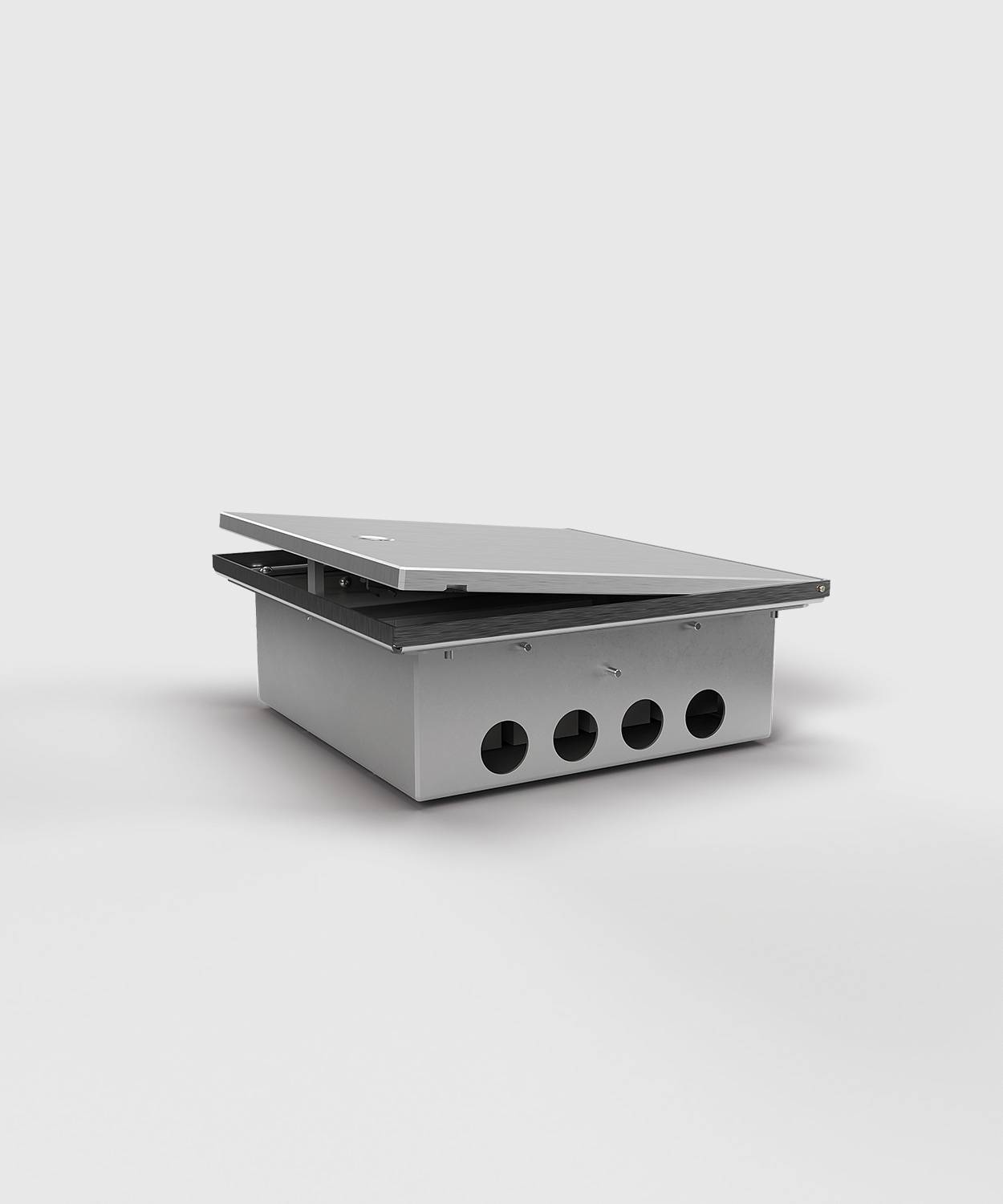 Bodensteckdose/ Bodentank 2008A; 8x Schuko