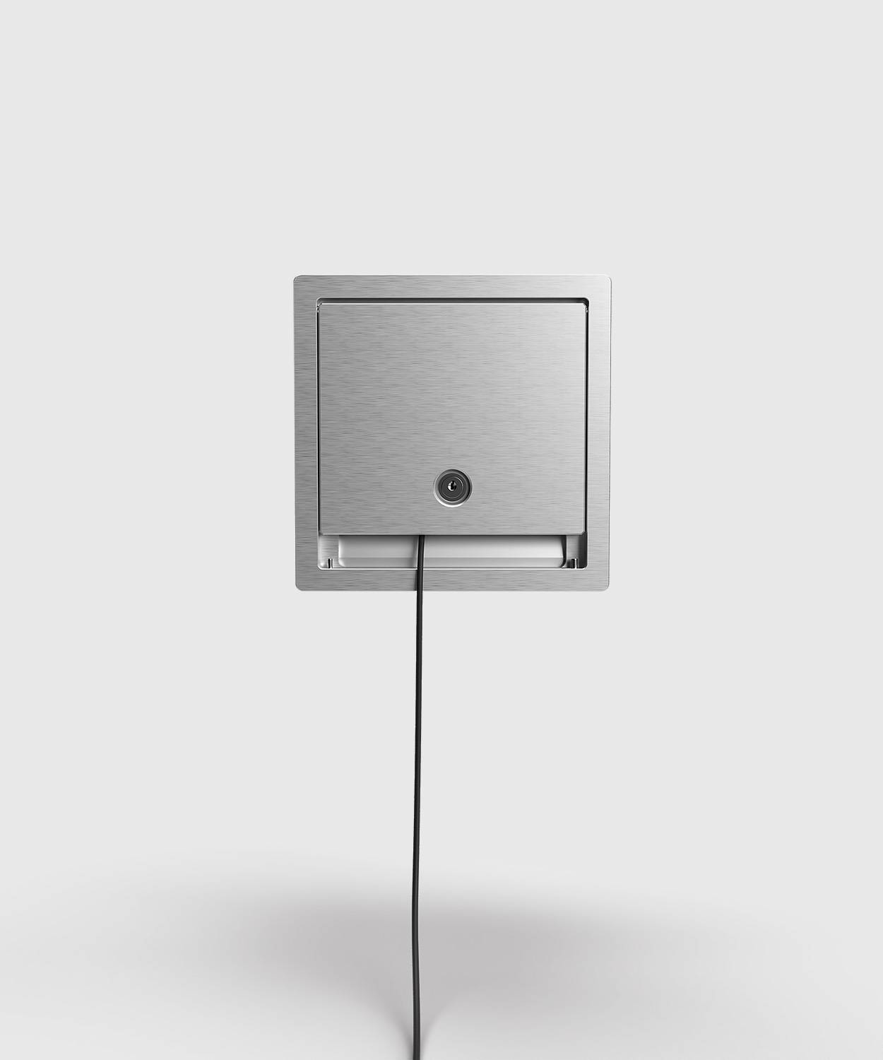 Wandsteckdose/ -verteiler 5503A; 2x Schuko, 1x RJ45 2fach