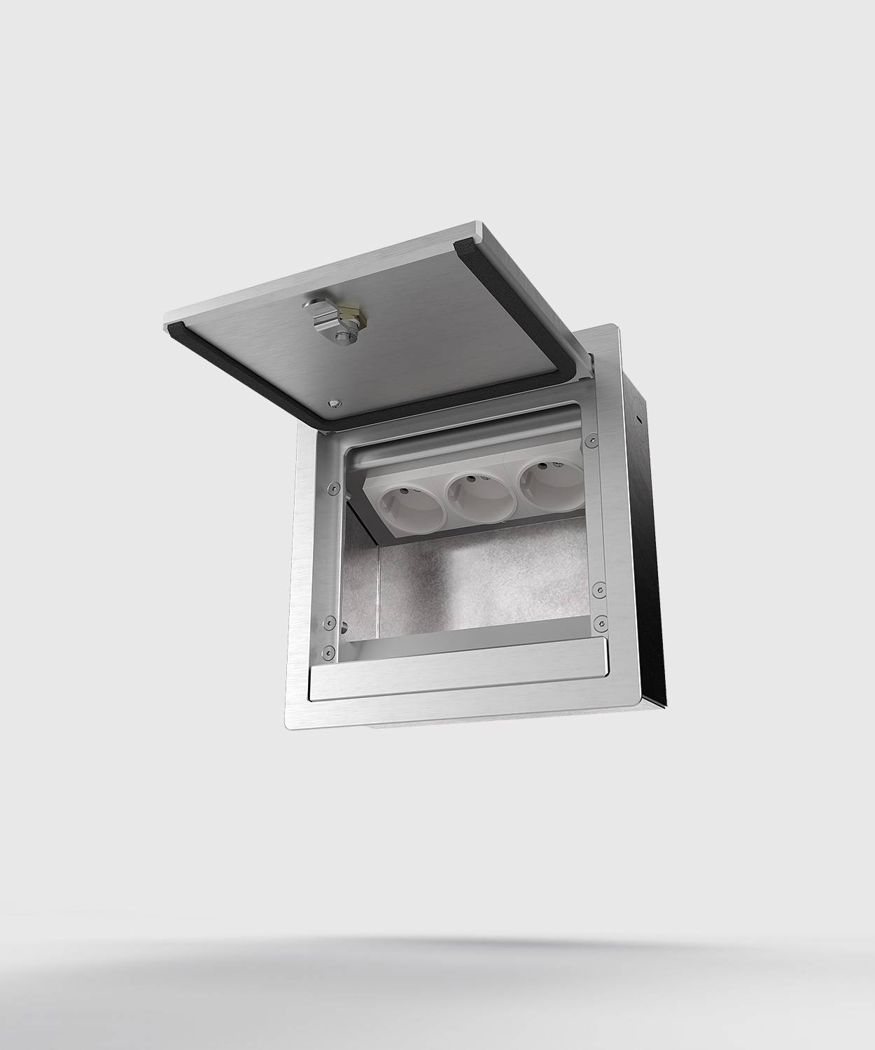 Wandsteckdose/ -verteiler 5503A; 3x Schuko