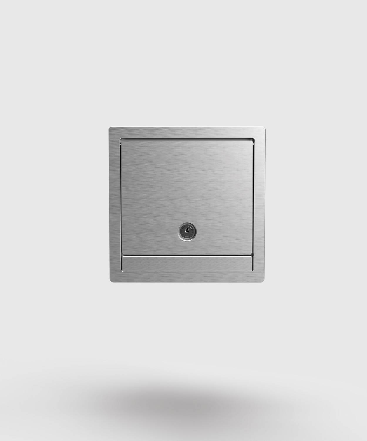 Wandsteckdose/ -verteiler 5503A; 2x Schuko, 1x RJ45 2fach