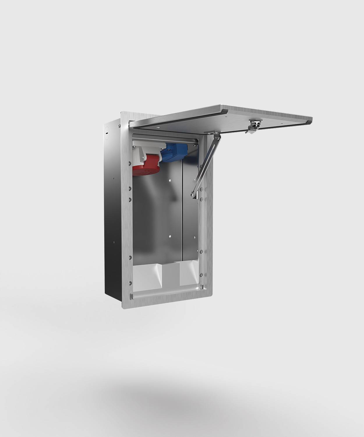 Wandsteckdose/ -verteiler 5511A; 1x CEE 5/16A, 1x Schuko