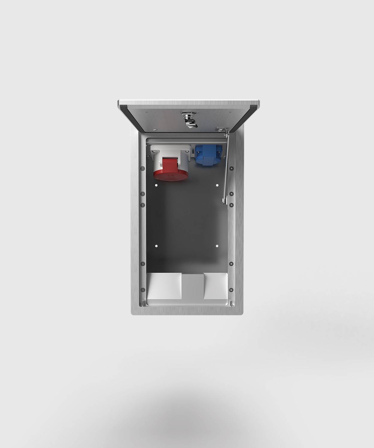 Wandsteckdose/ -verteiler 5511A; 1x CEE 5/16A, 1x Schuko