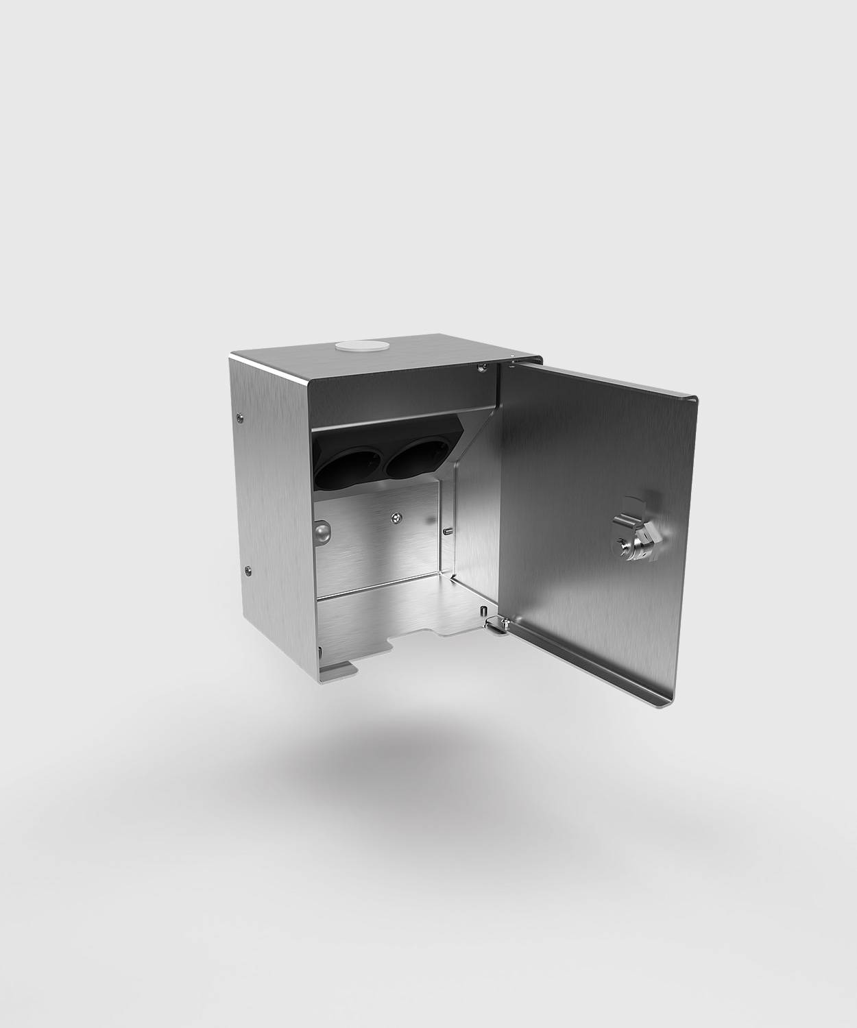 Wandsteckdose/ -verteiler 5602E; 2x Schuko