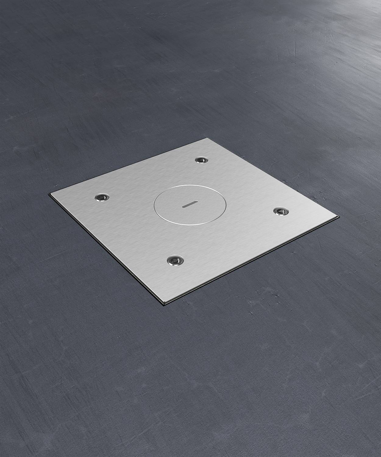 CEE- Bodentank 6523Q; 3x Schuko, 1x CEE 5/16A 400V, 1x CEE 5/32A 400V,