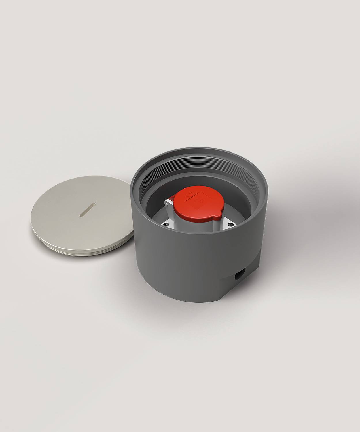 Bodensteckdose/ Bodentank 7705A; 1x CEE 5/16A 400V,