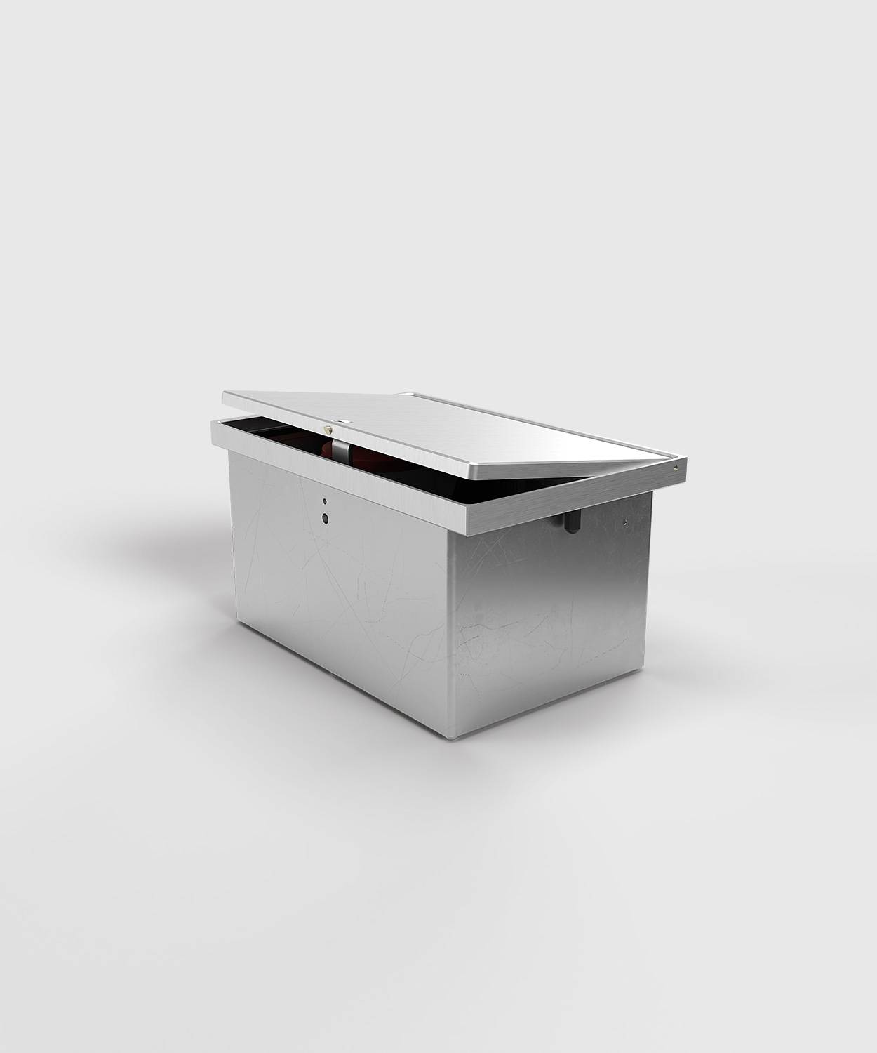 Bodensteckdose/ Bodentank 8314A; 2x Schuko, 2x RJ45 2fach, 1x CEE 5/32A 400V,