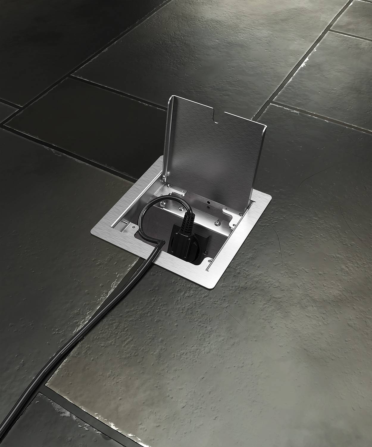 Bodensteckdose/ Bodentank 8501E; 1x Antenne,