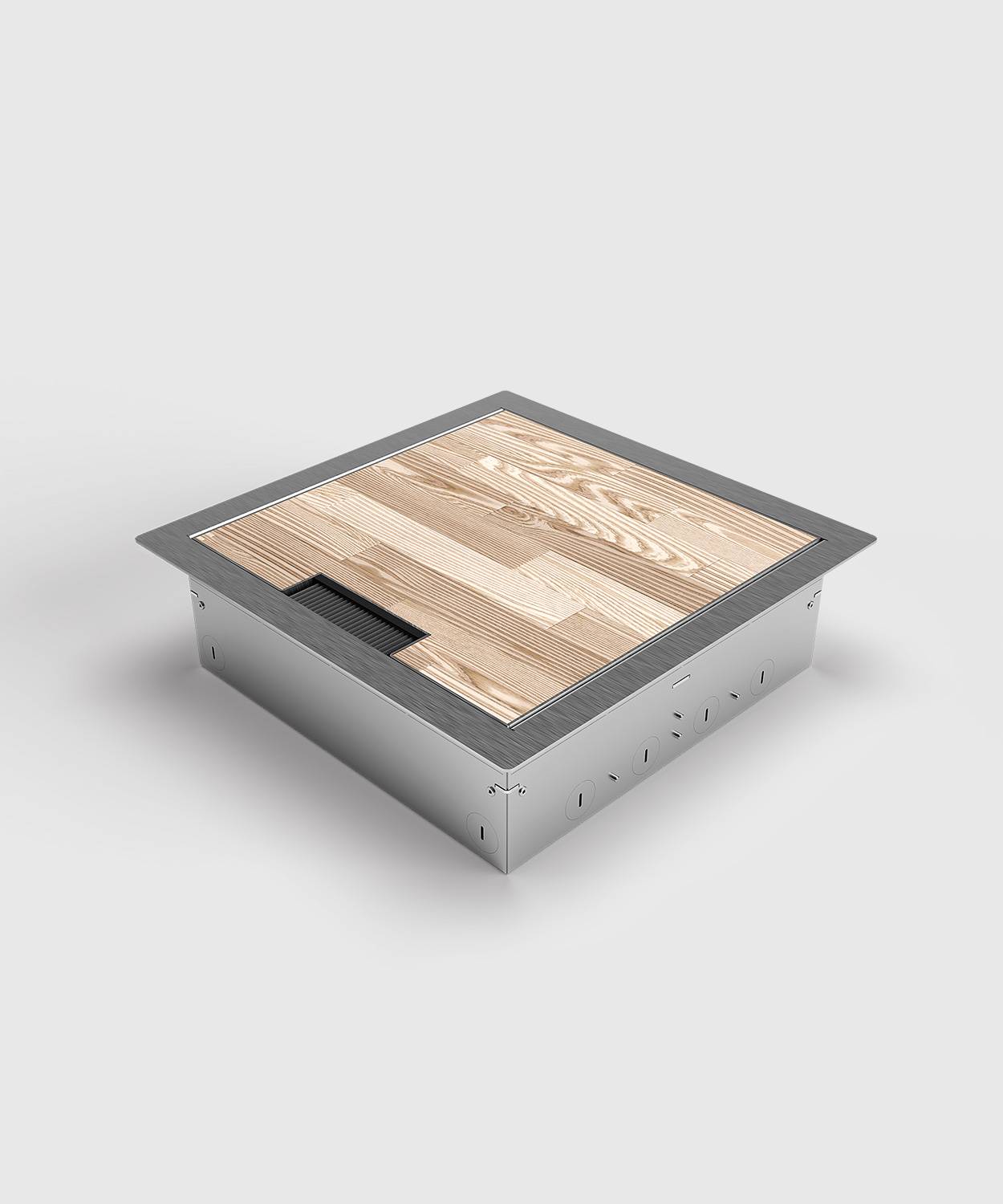 Bodensteckdose/ Bodentank 8512B; 12x Schuko,