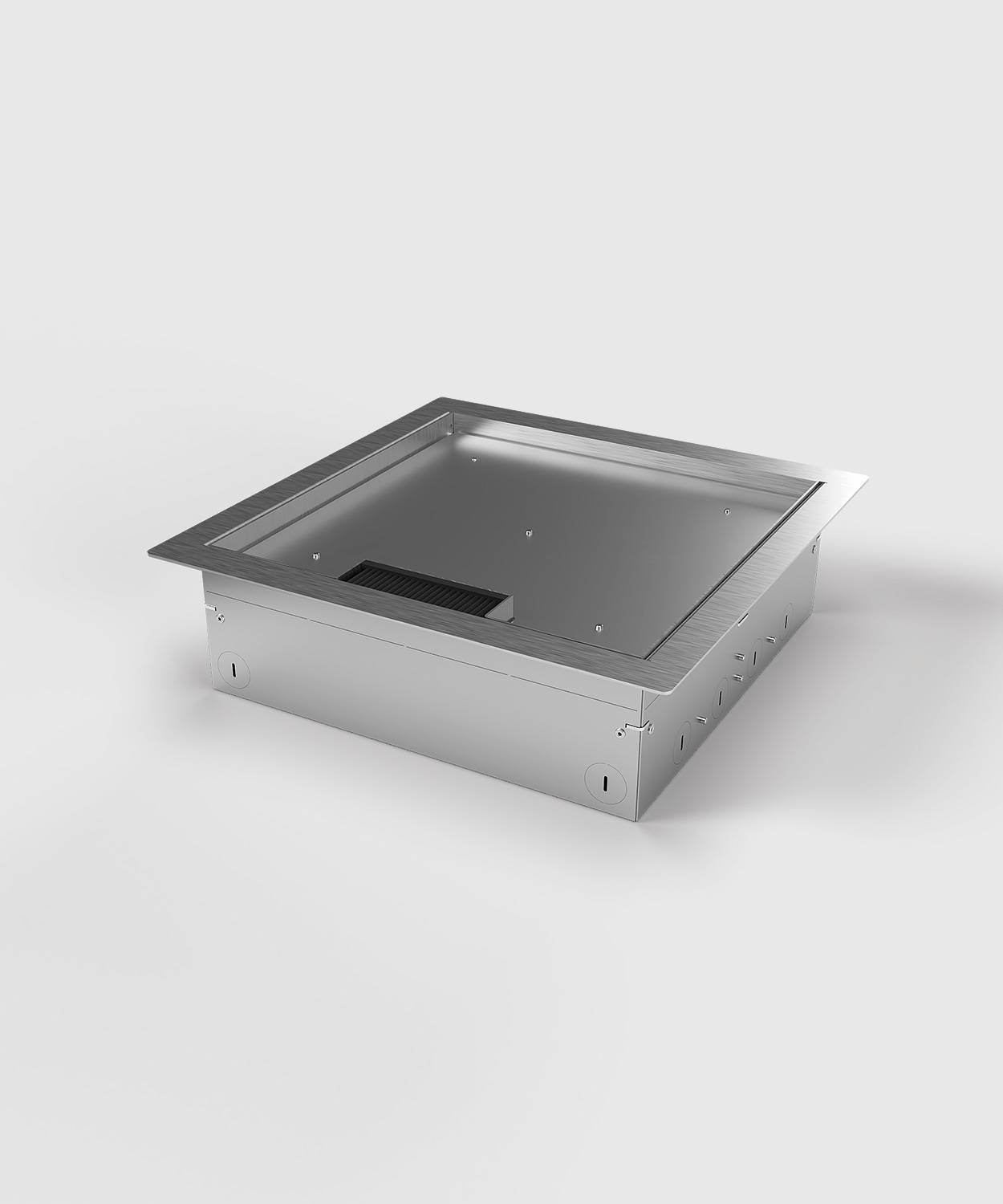 Bodensteckdose/ Bodentank 8512B; 12x Schuko,