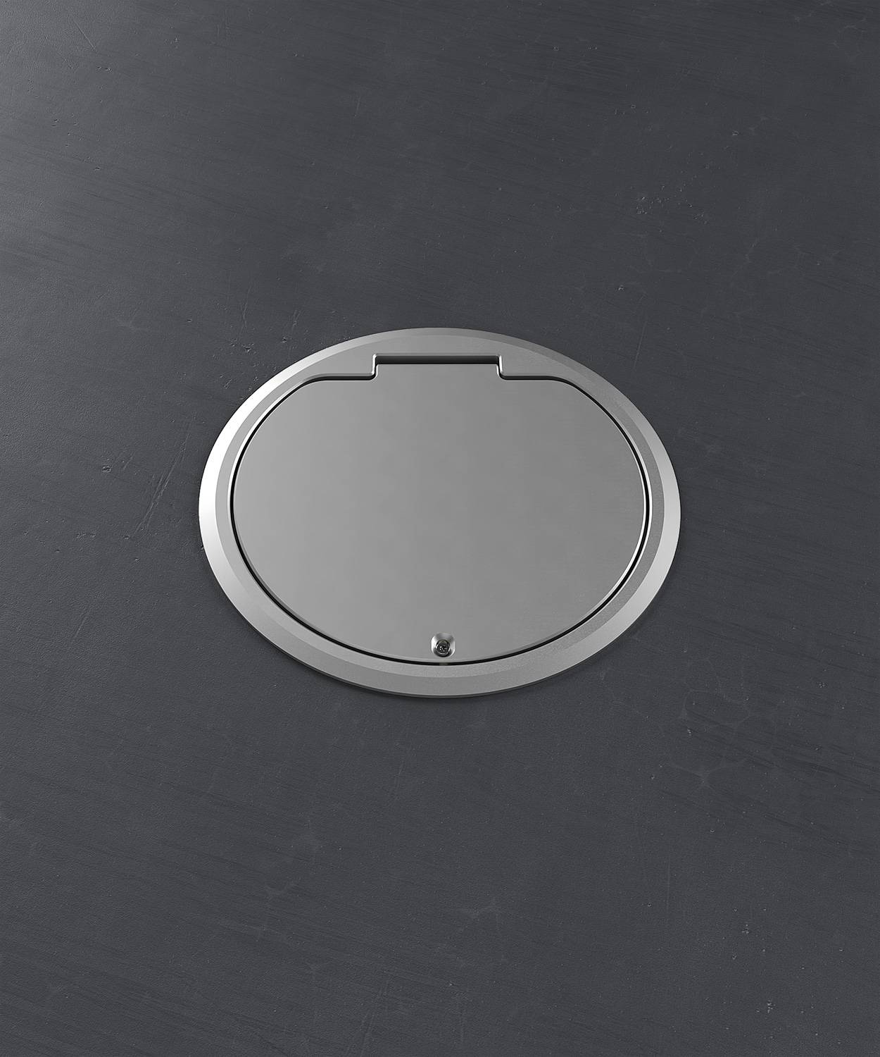 Bodensteckdose/ Bodentank 8604A; 4x Schuko,