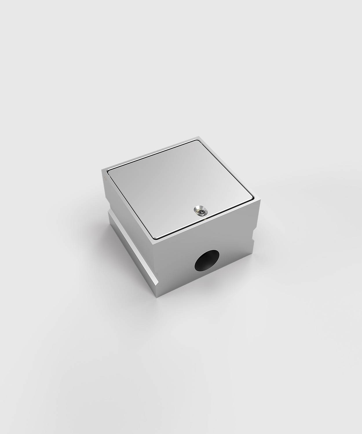 Bodensteckdose/ Bodentank 8701A; 1x RJ45 2fach,