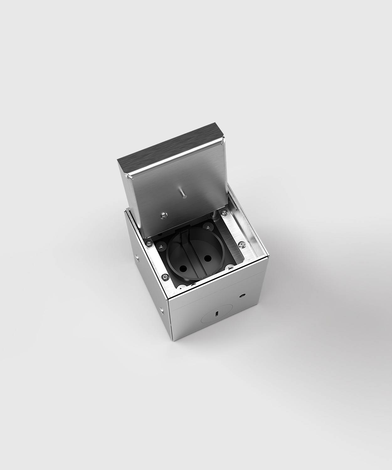 Bodensteckdose/ Bodentank 8900B; 1x Schuko,