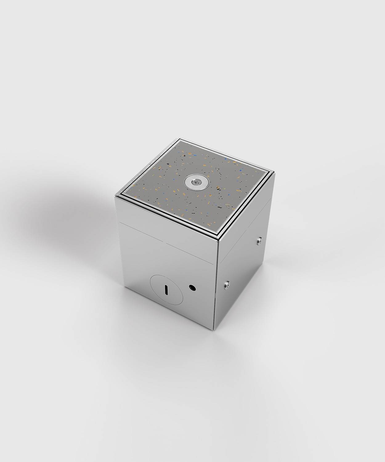 Bodensteckdose/ Bodentank 8900B; 1x Schuko,