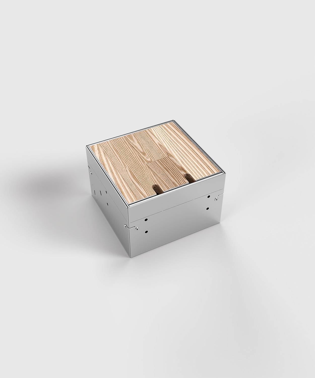 Bodensteckdose/ Bodentank 8902B; 2x Schuko,