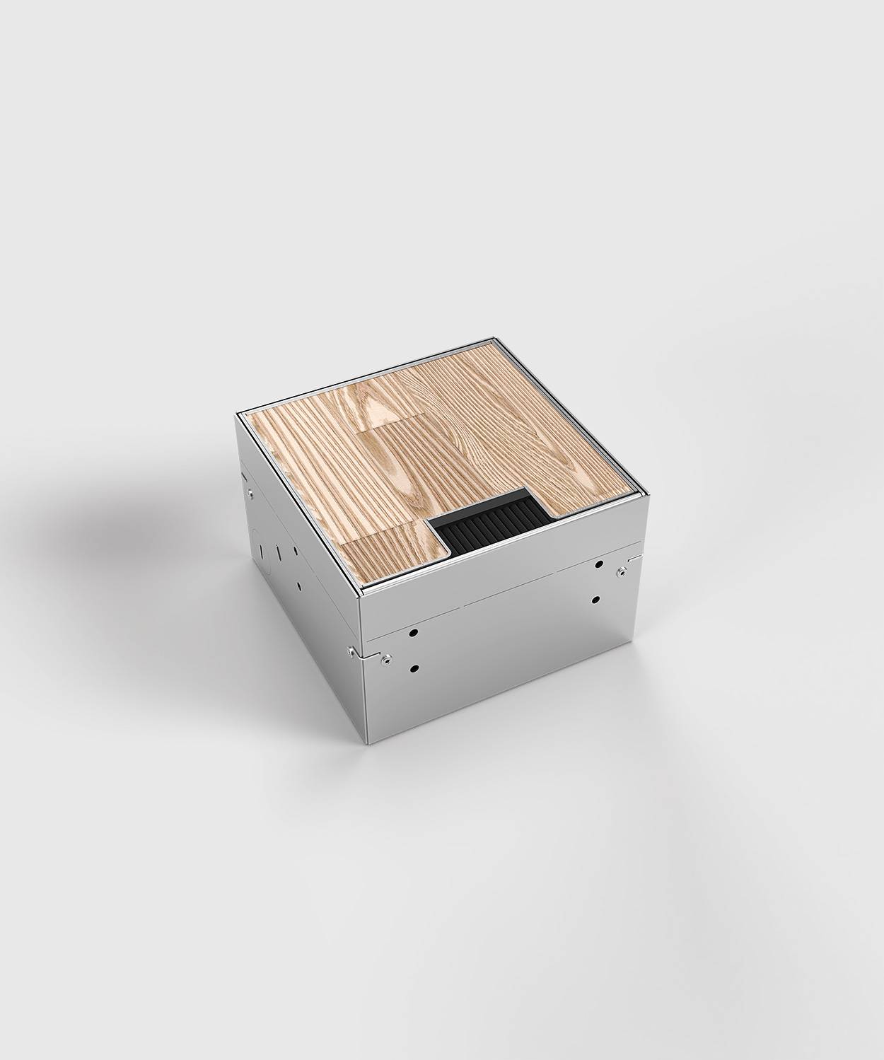 Bodensteckdose/ Bodentank 8902B; 2x Schuko,