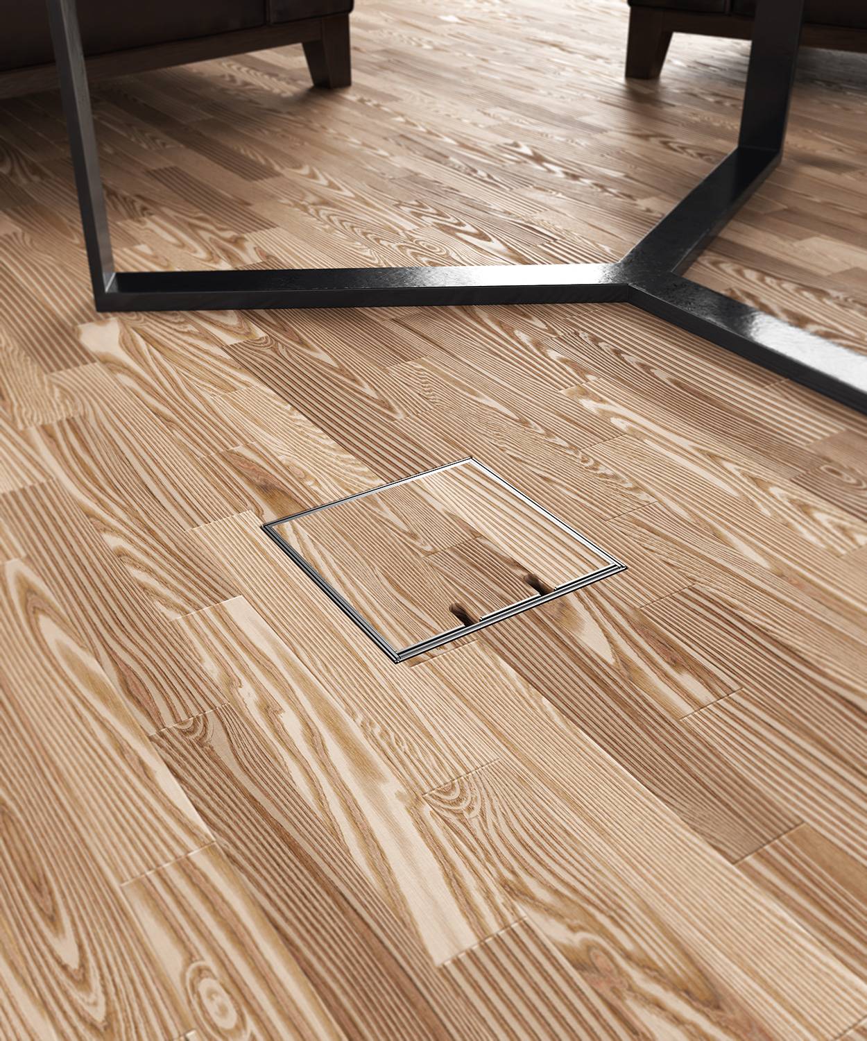 Bodensteckdose/ Bodentank 8902B; 2x Schuko,